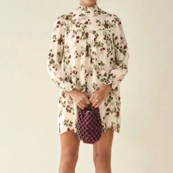 Reformation Jourdan Floral Mini Dress - Picture 2 of 10